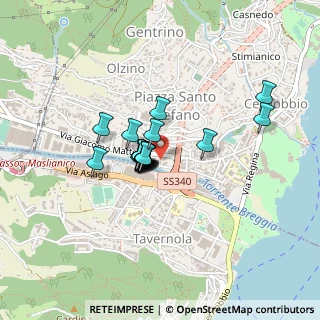 Mappa Piazzetta della Filigrana, 22012 Cernobbio CO, Italia (0.2565)