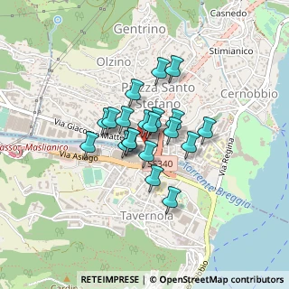 Mappa Piazzetta della Filigrana, 22012 Cernobbio CO, Italia (0.268)