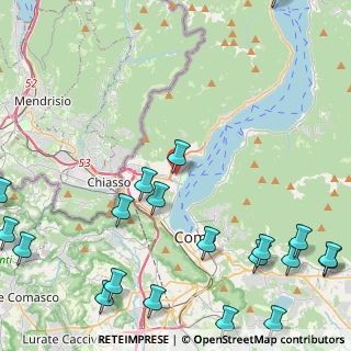 Mappa Via Cinque Giornate, 22012 Cernobbio CO, Italia (6.6325)