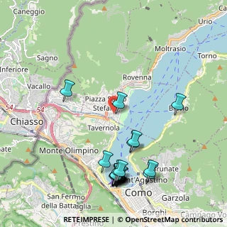 Mappa Via Cinque Giornate, 22012 Cernobbio CO, Italia (2.414)
