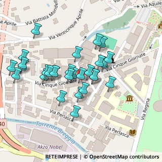 Mappa Via Cinque Giornate, 22012 Cernobbio CO, Italia (0.09655)