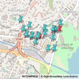 Mappa Via Cinque Giornate, 22012 Cernobbio CO, Italia (0.179)