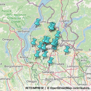 Mappa 21020 Luvinate VA, Italia (8.9915)