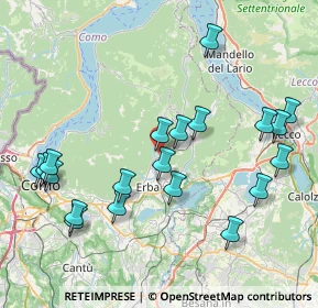 Mappa 22030 Caslino D'erba CO, Italia (8.7775)