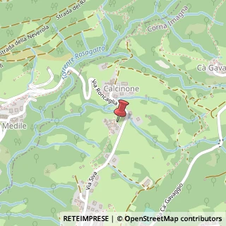 Mappa Via Roncaglia, 21, 24030 Corna Imagna, Bergamo (Lombardia)