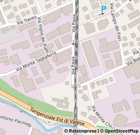 Mappa Via pavia, 21056 Varese VA, Italia (0.12692)
