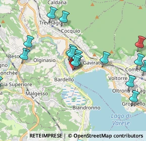 Mappa Viale Ticino 82 c, 21026 Gavirate VA, Italia (2.6325)