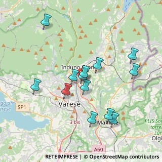 Mappa Via Jamoretti, 21056 Induno Olona VA, Italia (3.55846)