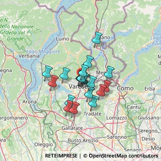 Mappa Via Campagna, 21056 Induno Olona VA, Italia (9.31895)
