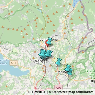Mappa Via Campagna, 21056 Induno Olona VA, Italia (3.01818)