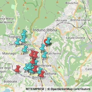 Mappa Via Campagna, 21056 Induno Olona VA, Italia (2.21842)