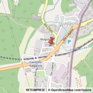 Mappa Via Felice Mina, 4, 21050 Cantello, Varese (Lombardia)