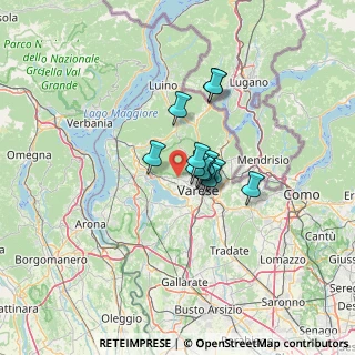 Mappa Via Campo dei Fiori, 21020 Casciago VA, Italia (7.7675)