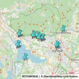 Mappa Via Campo dei Fiori, 21020 Casciago VA, Italia (3.17)