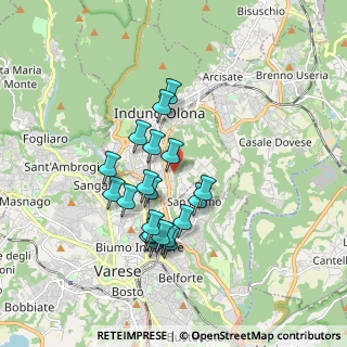 Mappa Via Arturo Ferrarin, 21056 Induno Olona VA, Italia (1.5215)