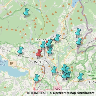 Mappa Via Arturo Ferrarin, 21056 Induno Olona VA, Italia (4.35412)