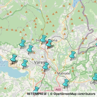 Mappa Via Arturo Ferrarin, 21056 Induno Olona VA, Italia (5.64154)