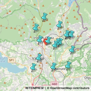 Mappa Via Arturo Ferrarin, 21056 Induno Olona VA, Italia (3.56188)
