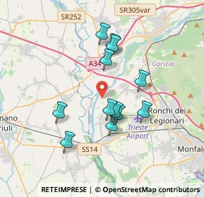 Mappa Via G. Marconi, 34070 San Pier d'Isonzo GO, Italia (3.065)