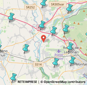 Mappa Via Guglielmo Marconi, 34070 Turriaco GO, Italia (6.024)