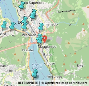 Mappa Via alle Fornaci, 23900 Lecco LC, Italia (2.3475)
