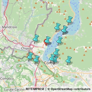 Mappa Largo Luchino Visconti, 22012 Cernobbio CO, Italia (3.38538)