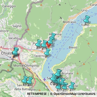 Mappa Largo Luchino Visconti, 22012 Cernobbio CO, Italia (2.763)