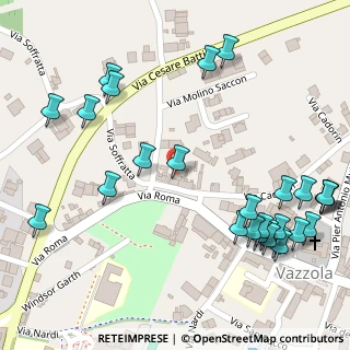 Mappa Via Roma, 31028 Vazzola TV, Italia (0.17429)