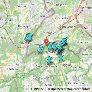 Mappa Via S. Margherita, 22020 Bizzarone CO, Italia (1.418)