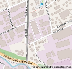 Mappa Via bidino, 21056 Varese VA, Italia (0.12692)