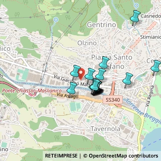 Mappa Viale Matteotti, 22012 Cernobbio CO, Italia (0.3295)