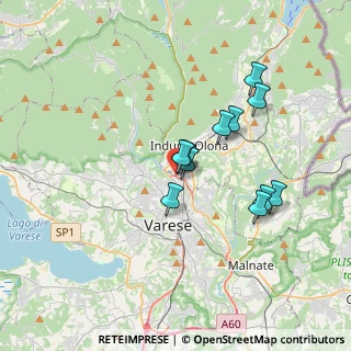 Mappa Viadotto Valganna, 21056 Induno Olona VA, Italia (2.92273)