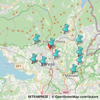 Mappa Viadotto Valganna, 21056 Induno Olona VA, Italia (3.64455)