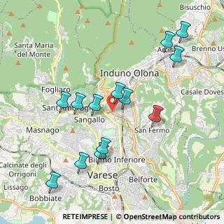 Mappa Viadotto Valganna, 21056 Induno Olona VA, Italia (2.04846)