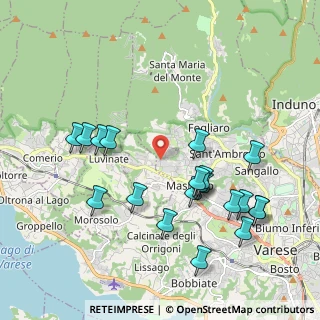 Mappa Via Romeo Lanfranconi, 21100 Varese VA, Italia (2.0965)