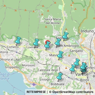 Mappa Via Romeo Lanfranconi, 21100 Varese VA, Italia (2.53769)