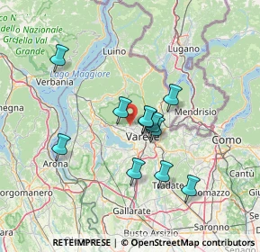 Mappa Via Romeo Lanfranconi, 21100 Varese VA, Italia (11.52091)