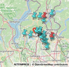 Mappa Via Romeo Lanfranconi, 21100 Varese VA, Italia (10.355)