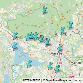 Mappa Via Romeo Lanfranconi, 21100 Varese VA, Italia (4.102)