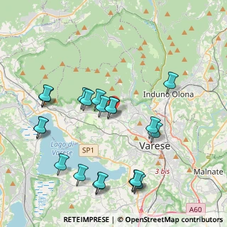 Mappa Via Romeo Lanfranconi, 21100 Varese VA, Italia (4.2945)