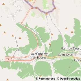 Mappa Saint-Rhémy-en-Bosses