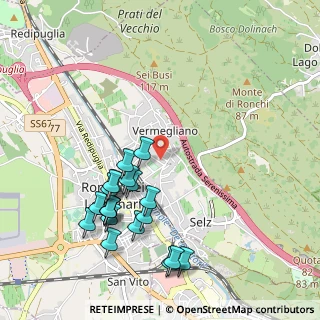 Mappa Via Brigata Modena, 34077 Ronchi dei Legionari GO, Italia (1.076)