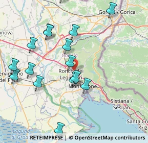 Mappa Via Brigata Modena, 34077 Ronchi dei Legionari GO, Italia (8.62563)