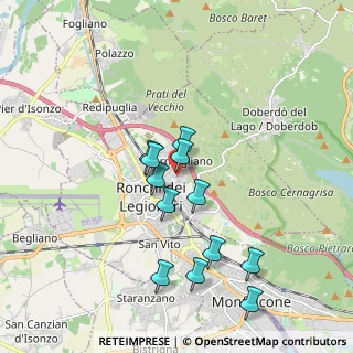 Mappa Via Brigata Modena, 34077 Ronchi dei Legionari GO, Italia (1.6575)