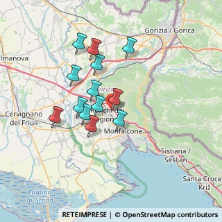 Mappa Via Brigata Modena, 34077 Ronchi dei Legionari GO, Italia (5.74615)