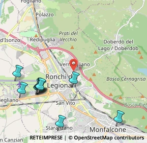 Mappa Via Pietro Zorutti, 34077 Ronchi dei Legionari GO, Italia (2.50182)