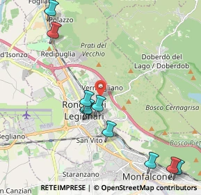 Mappa Via Brigata Modena, 34077 Ronchi dei Legionari GO, Italia (2.55909)