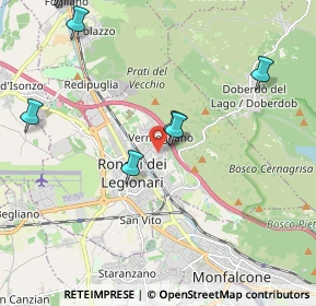 Mappa Via Pietro Zorutti, 34077 Ronchi dei Legionari GO, Italia (3.06182)