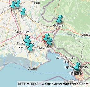Mappa Via Pietro Zorutti, 34077 Ronchi dei Legionari GO, Italia (18.39813)