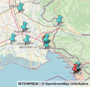 Mappa Via Pietro Zorutti, 34077 Ronchi dei Legionari GO, Italia (18.79143)